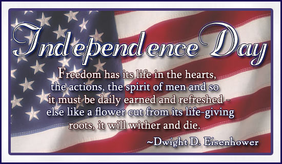 Inependence Day ~Eisenhower