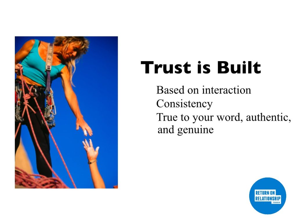 Trust #3 Trust is Built