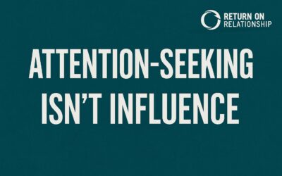 Attention-Seeking Isn’t Influence